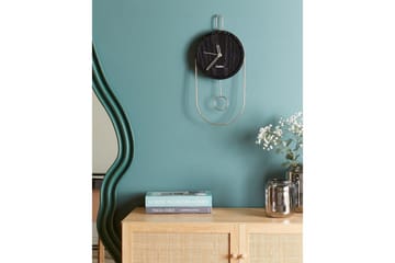 Pendelur Sierre Svart/Silver - Svart/Silver - Products - Inredning - Väggdekor - Väggklocka & väggur - Urverk till väggklocka