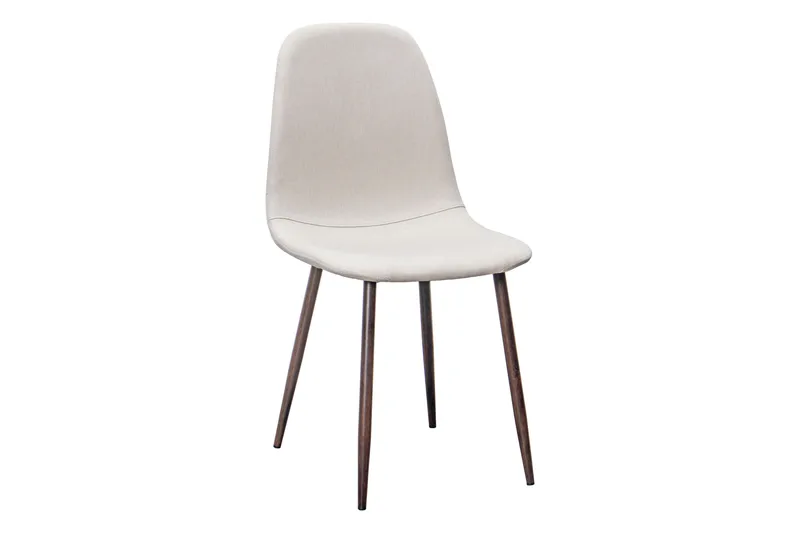 Marcelen Matbord Förlängningsbart med illäggsskiva +  6 st Nibe stol beige med valnöt ben - Brun/Beige - Products - Möbler - Bord & matgrupp - Matgrupp