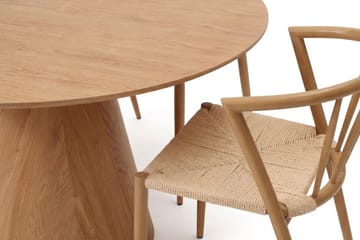 Siena Matgrupp runt 130 cm Ek med 6 Winston Matstolar - Ek - Products - Möbler - Bord & matgrupp - Matgrupp