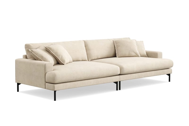 Menard Premium 5-sits Djup Soffa i Chenille - Beige - Products - Möbler - Soffa