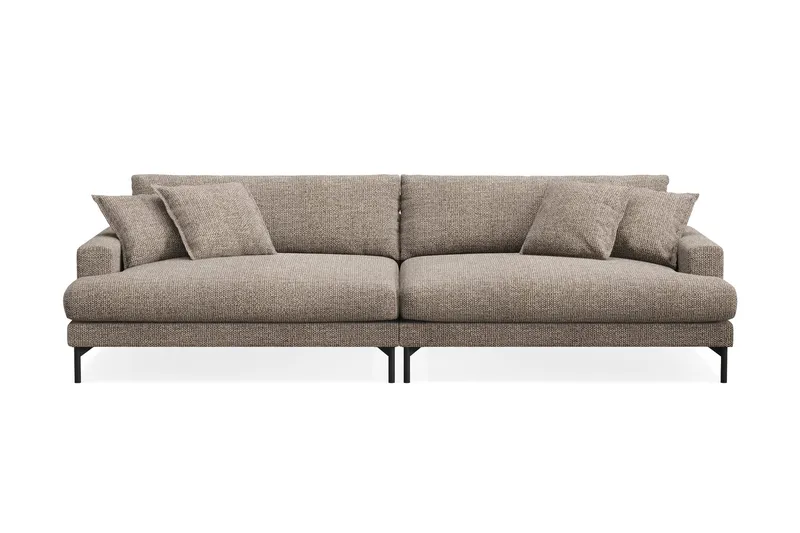 Menard Premium 5-sits Djup Soffa i Chenille, Brun