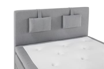 Lucky Komplett Sängpaket 140x200 Memory Slät - Nackkudde Liten Mellangrå - Products - Möbler - Säng - Kontinentalsäng