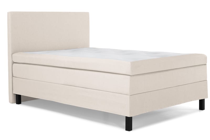 Lucky Komplett Sängpaket 140x200 Memory Slät Sänggavel - Beige - Products - Möbler - Säng - Kontinentalsäng