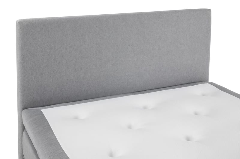 Lucky Komplett Sängpaket 140x200 Memory Slät Sänggavel - Mellangrå - Products - Möbler - Säng - Kontinentalsäng