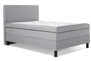 Lucky Komplett Sängpaket 140x200 Memory Slät Sänggavel - Mellangrå - Products - Möbler - Säng - Kontinentalsäng
