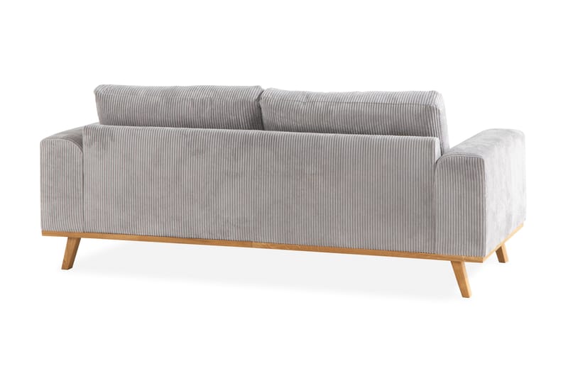 Copenhagen 2-sits Manchestersoffa - Ljusgrå - Products - Möbler - Soffa - 2 sits soffa
