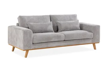 Copenhagen 2-sits Manchestersoffa - Ljusgrå - Products - Möbler - Soffa - 2 sits soffa