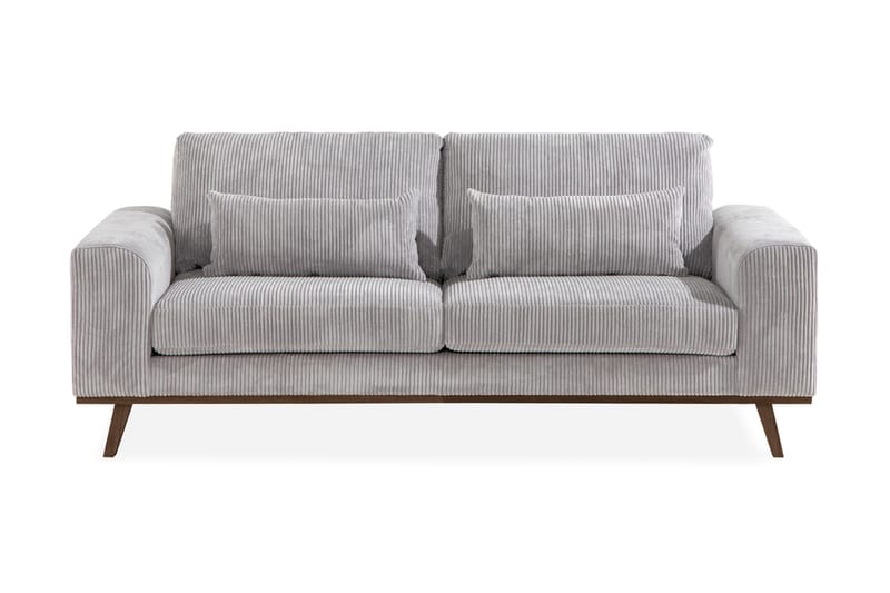 Copenhagen 2-sits Manchestersoffa - Ljusgrå - Products - Möbler - Soffa - 2 sits soffa