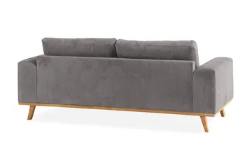 Copenhagen 2-sits Manchestersoffa - Mörkgrå - Products - Möbler - Soffa - 2 sits soffa