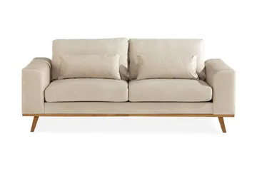 Copenhagen 2-sits Sammetssoffa - Beige - Products - Möbler - Soffa - Sammetssoffa