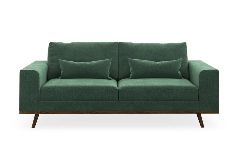 Copenhagen 2-sits Sammetssoffa - Mörkgrön - Products - Möbler - Soffa - Sammetssoffa