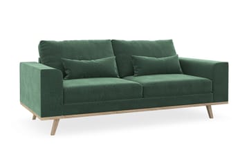 Copenhagen 2-sits Sammetssoffa - Mörkgrön - Products - Möbler - Soffa - Sammetssoffa