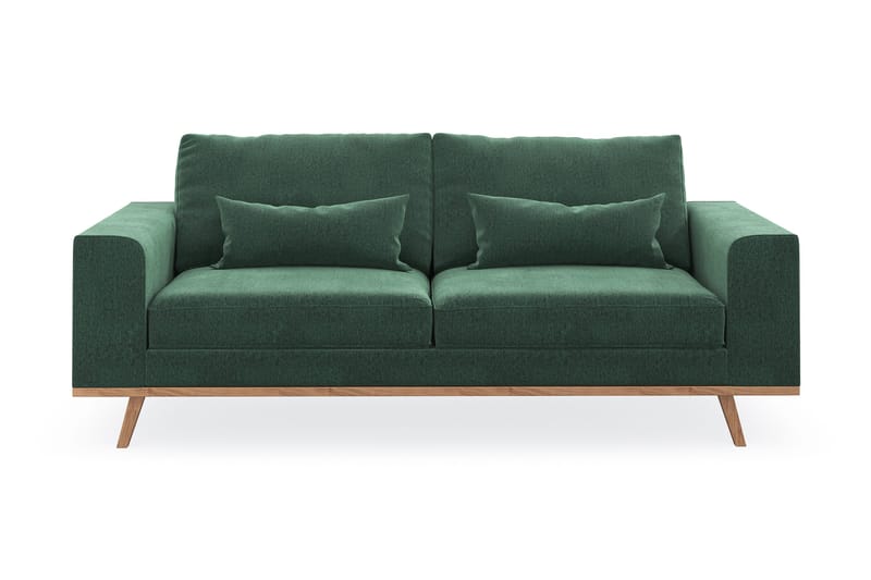 Copenhagen 2-sits Sammetssoffa - Mörkgrön - Products - Möbler - Soffa - Sammetssoffa