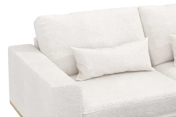 Copenhagen 2-sits Soffa i Bouclé - Vit - Products - Möbler - Soffa - 2 sits soffa