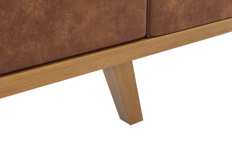 Copenhagen 2-sits Soffa i Konstläder - Brun - Products - Möbler - Soffa - 2 sits soffa