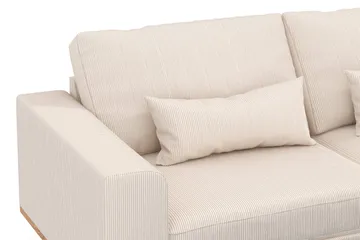 Copenhagen 3-sits Manchestersoffa - Beige - Products - Möbler - Soffa - 3 sits soffa