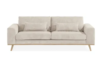 Copenhagen 3-sits Manchestersoffa - Beige - Products - Möbler - Soffa - 3 sits soffa