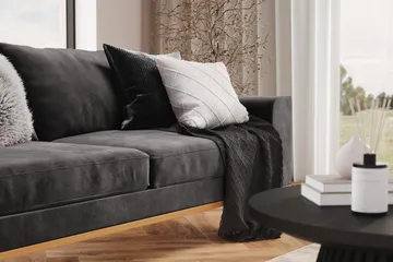 Copenhagen 3-sits Sammetssoffa - Mörkgrå - Products - Möbler - Soffa - 3 sits soffa