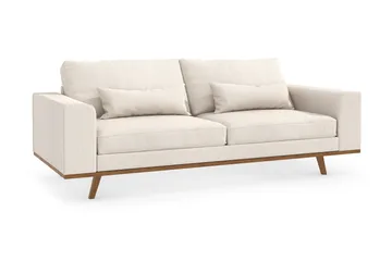 Copenhagen 3-sits Tygsoffa - Beige - Products - Möbler - Soffa - 3 sits soffa