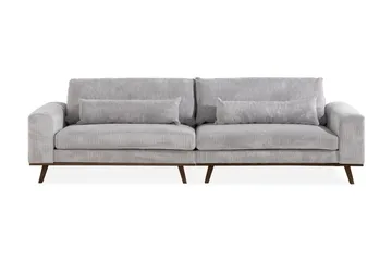 Copenhagen 4-sits Manchestersoffa - Ljusgrå - Products - Möbler - Soffa - 4 sits soffa