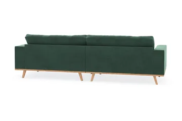 Copenhagen 4-sits Sammetssoffa - Mörkgrön - Products - Möbler - Soffa - Sammetssoffa