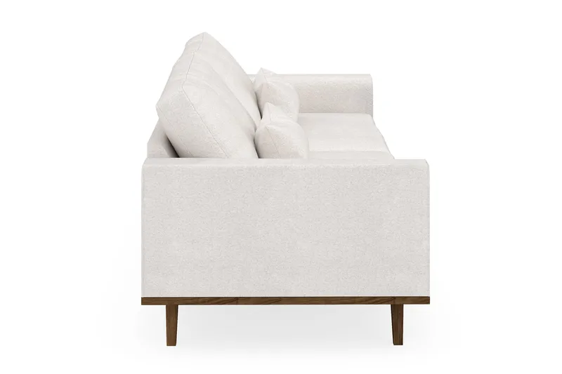 Copenhagen 4-sits Soffa i Bouclé - Vit - Products - Möbler - Soffa - 4 sits soffa
