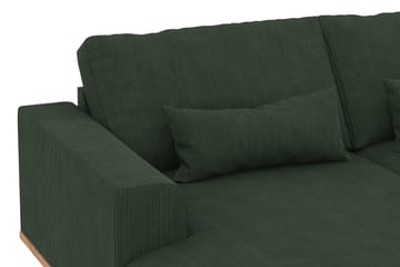 Copenhagen 5-sits Högerv änd U-formad Soffa med Divan och Schäslong i Manchester - Mörkgrön - Products - Möbler - Soffa - U-soffa