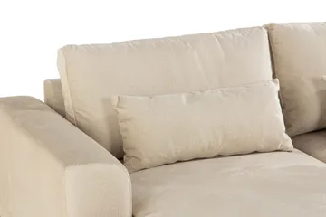 Copenhagen 5-sits Högervänd U-formad Soffa med Divan och Schäslong i Sammet - Beige - Products - Möbler - Soffa - Sammetssoffa