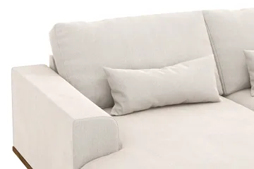 Copenhagen 5-sits Högervänd U-formad Soffa med Divan och Schäslong i Sammet - Krämvit - Products - Möbler - Soffa - Sammetssoffa