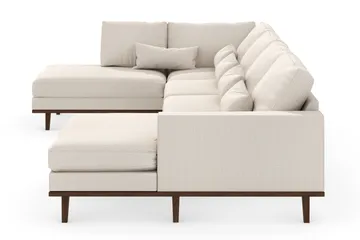 Copenhagen 5-sits Vänstervänd U-formad Large Soffa med Divan och Schäslong i Tyg - Beige - Products - Möbler - Soffa - U-soffa