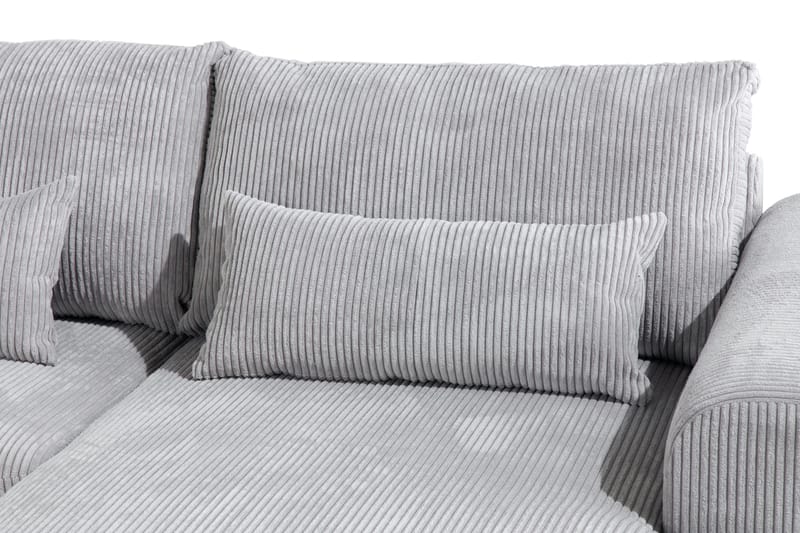 Copenhagen 5-sits Vänstervänd U-formad Soffa med Divan och Schäslong i Manchester - Ljusgrå - Products - Möbler - Soffa - U-soffa