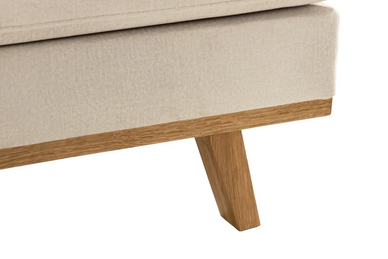 Copenhagen 5-sits Vänstervänd U-formad Soffa med Divan och Schäslong i Sammet - Beige - Products - Möbler - Soffa - Sammetssoffa
