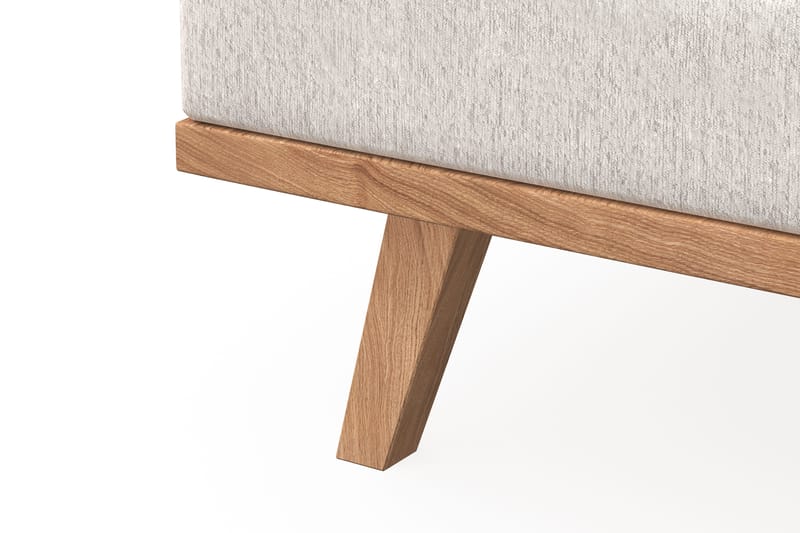 Copenhagen 5-sits Vänstervänd U-formad Soffa med Divan och Schäslong i Sammet - Krämvit - Products - Möbler - Soffa - Sammetssoffa