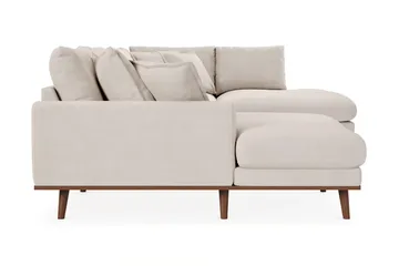 Copenhagen Premium 5-sits Högervänd U-formad Djup Soffa med Divan och Schäslong i Tyg - Beige - Products - Möbler - Soffa - U-soffa