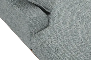 Copenhagen Premium 5-sits Högervänd U-formad Djup Soffa med Divan och Schäslong i Chenille - Grå/Blå - Products - Möbler - Soffa - U-soffa