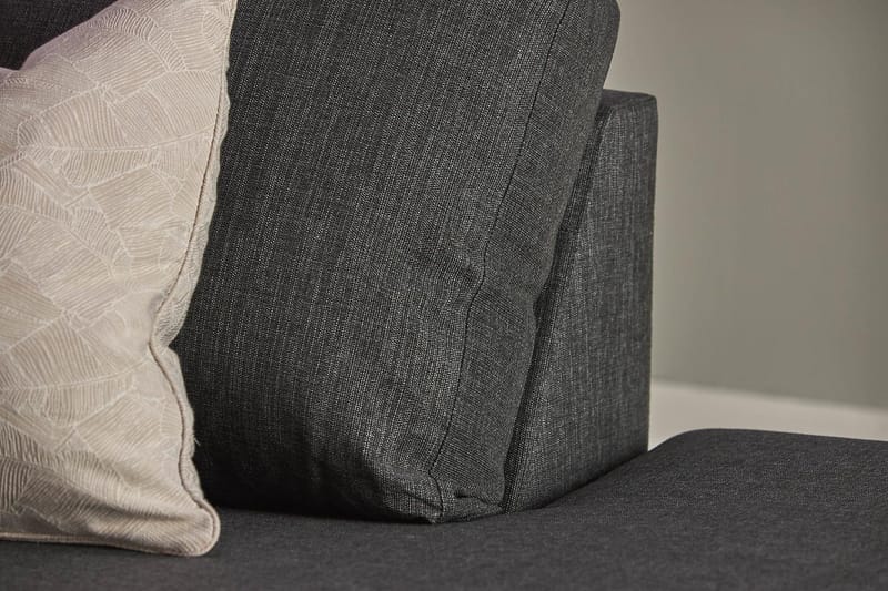 Crazy 5-sits Högervänd U-formad X-Large Soffa med Divan och Schäslong i Tyg - Antracit - Products - Möbler - Soffa - U-soffa