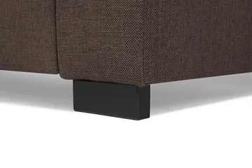 Crazy 5-sits Högervänd U-formad X-Large Soffa med Divan och Schäslong i Tyg - Brun - Products - Möbler - Soffa - U-soffa
