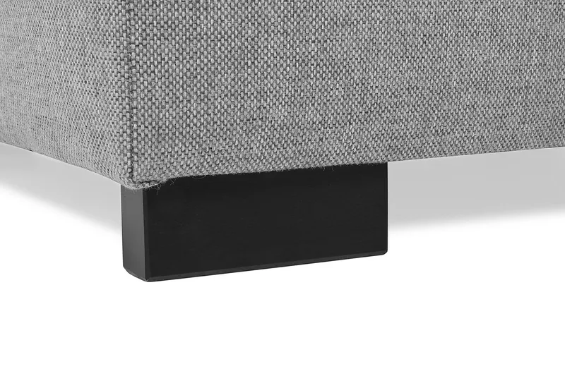 Crazy 5-sits Högervänd U-formad X-Large Soffa med Divan och Schäslong i Tyg - Grå - Products - Möbler - Soffa - U-soffa
