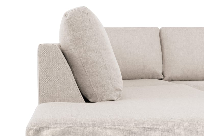 Crazy 5-sits Vänstervänd U-formad Soffa med Divan och Schäslong i Tyg - Beige - Products - Möbler - Soffa - U-soffa