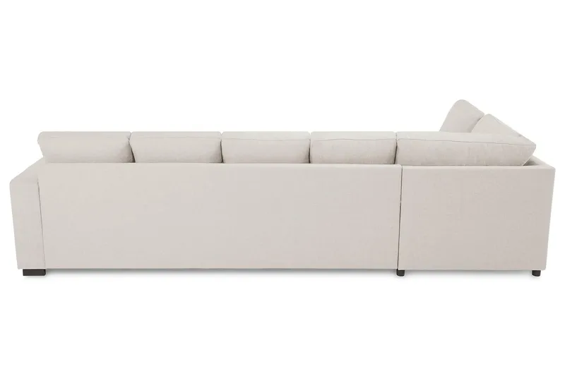 Crazy 5-sits Vänstervänd U-formad Soffa med Divan och Schäslong i Tyg - Beige - Products - Möbler - Soffa - U-soffa