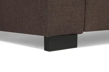 Crazy 5-sits Vänstervänd U-formad Soffa med Divan och Schäslong i Tyg - Brun - Products - Möbler - Soffa - U-soffa