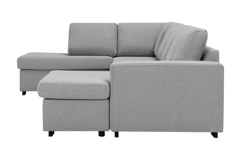 Crazy 5-sits Vänstervänd U-formad Soffa med Divan och Schäslong i Tyg - Grå - Products - Möbler - Soffa - U-soffa