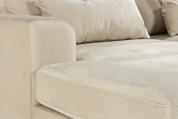 Copenhagen 4-sits Högervänd L-formad Divansoffa i Sammet - Beige - Products - Möbler - Soffa - Divansoffa & schäslongsoffa - 4 sits soffa med divan