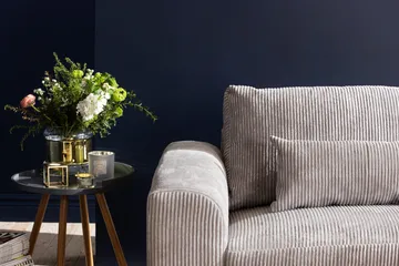 Copenhagen 4-sits Högervänd L-formad Schäslongsoffa i Manchester - Ljusgrå - Products - Möbler - Soffa - Divansoffa & schäslongsoffa - 4 sits soffa med divan