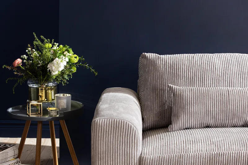 Copenhagen 4-sits Högervänd L-formad Schäslongsoffa i Manchester - Ljusgrå - Products - Möbler - Soffa - Divansoffa & schäslongsoffa - 4 sits soffa med divan
