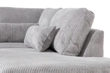 Copenhagen 4-sits Högervänd L-formad Schäslongsoffa i Manchester - Ljusgrå - Products - Möbler - Soffa - Divansoffa & schäslongsoffa - 4 sits soffa med divan