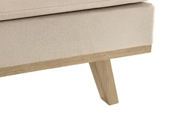 Copenhagen 4-sits Högervänd L-formad Schäslongsoffa i Sammet - Beige - Products - Möbler - Soffa - Divansoffa & schäslongsoffa - 4 sits soffa med divan