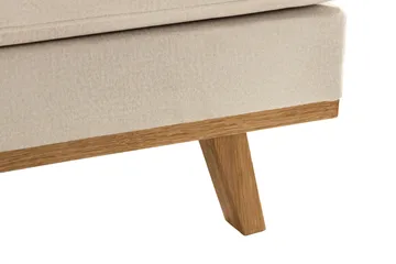 Copenhagen 4-sits Högervänd L-formad Schäslongsoffa i Sammet - Beige - Products - Möbler - Soffa - Divansoffa & schäslongsoffa - 4 sits soffa med divan