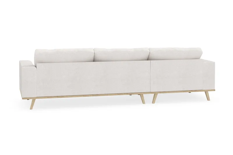 Copenhagen 4-sits Vänstervänd L-formad Divansoffa i Bouclé - Vit - Products - Möbler - Soffa - Divansoffa & schäslongsoffa - 4 sits soffa med divan
