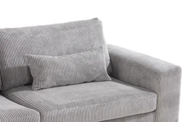 Copenhagen 4-sits Vänstervänd L-formad Divansoffa i Manchester - Ljusgrå - Products - Möbler - Soffa - Divansoffa & schäslongsoffa - 4 sits soffa med divan